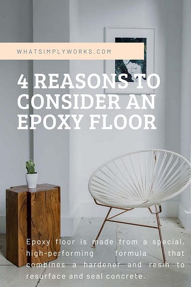 Epoxy floor is made from a special, high-performing formula that combines a hardener and resin to resurface and seal concrete.